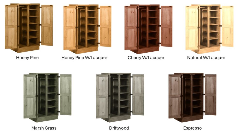 Classic Large Wardrobe w/Shelves 09018