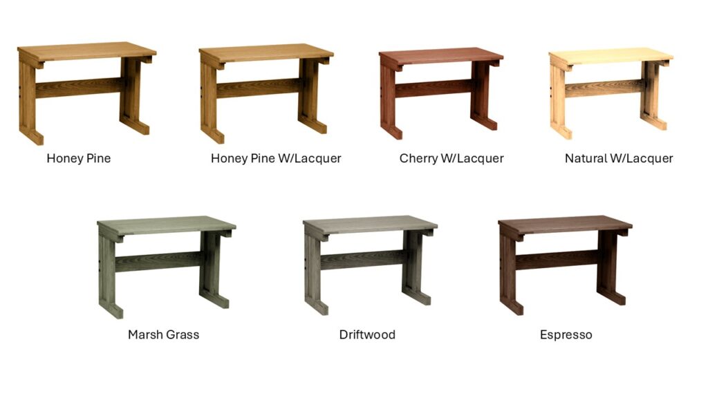 Table Desk with Colors