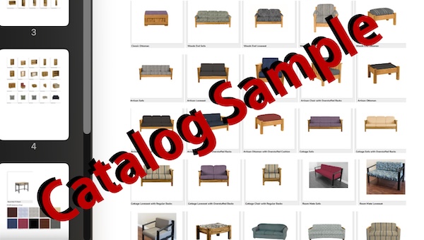 Living Room Furniture Catalog Sample